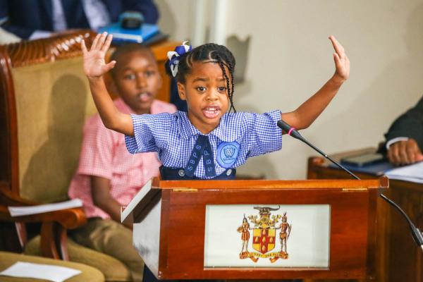 jamaica prime minister children